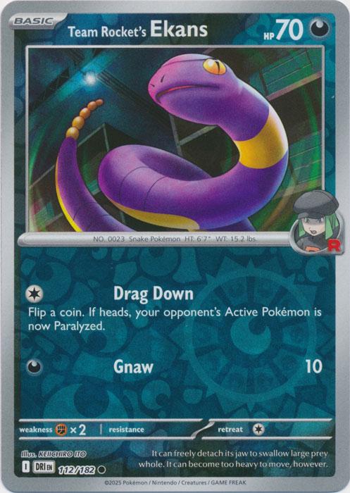 Team Rocket's Ekans [Reverse Holo]